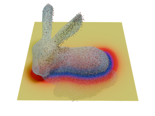 Stochastic Poisson Surface Reconstruction with One Solve using Geometric Gaussian Processes